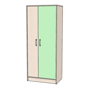 Шкаф для одежды зелёный